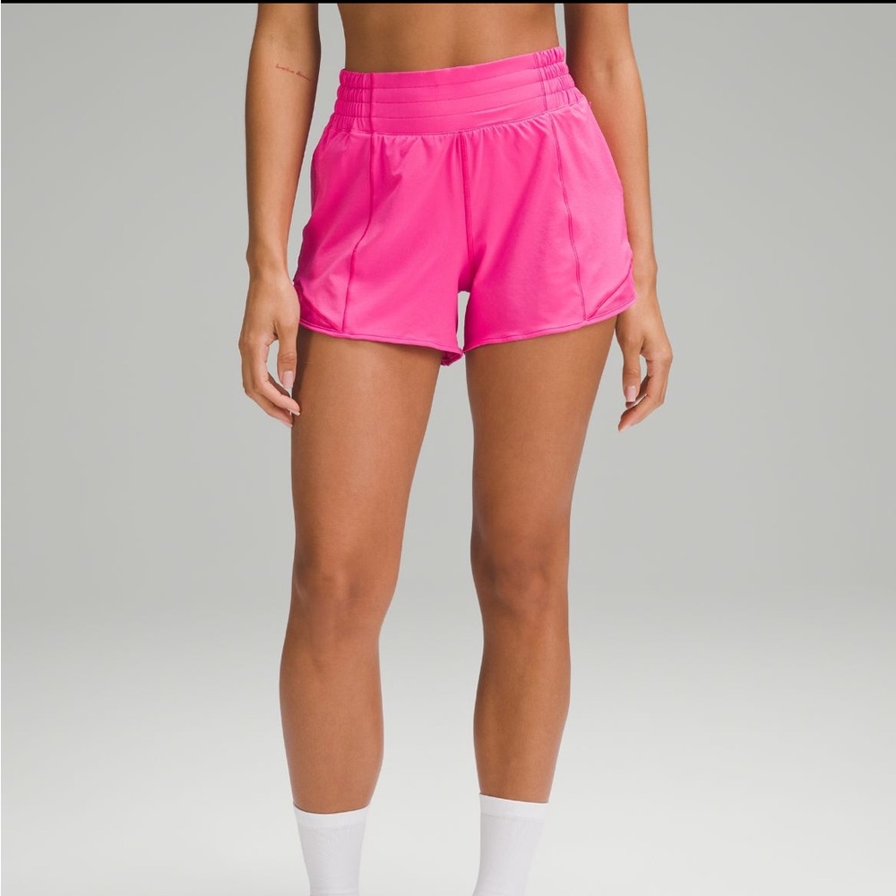 Sonic Pink Lululemon Hotty Hot shorts